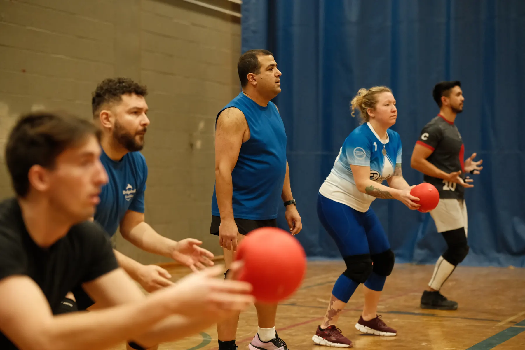 Photo de soirée compétitive de Dodgeball Montréal